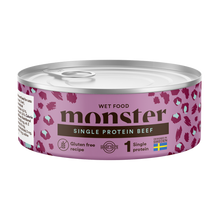 Monster Cat Adult Single Beef Dose 100 g (12/Frp)