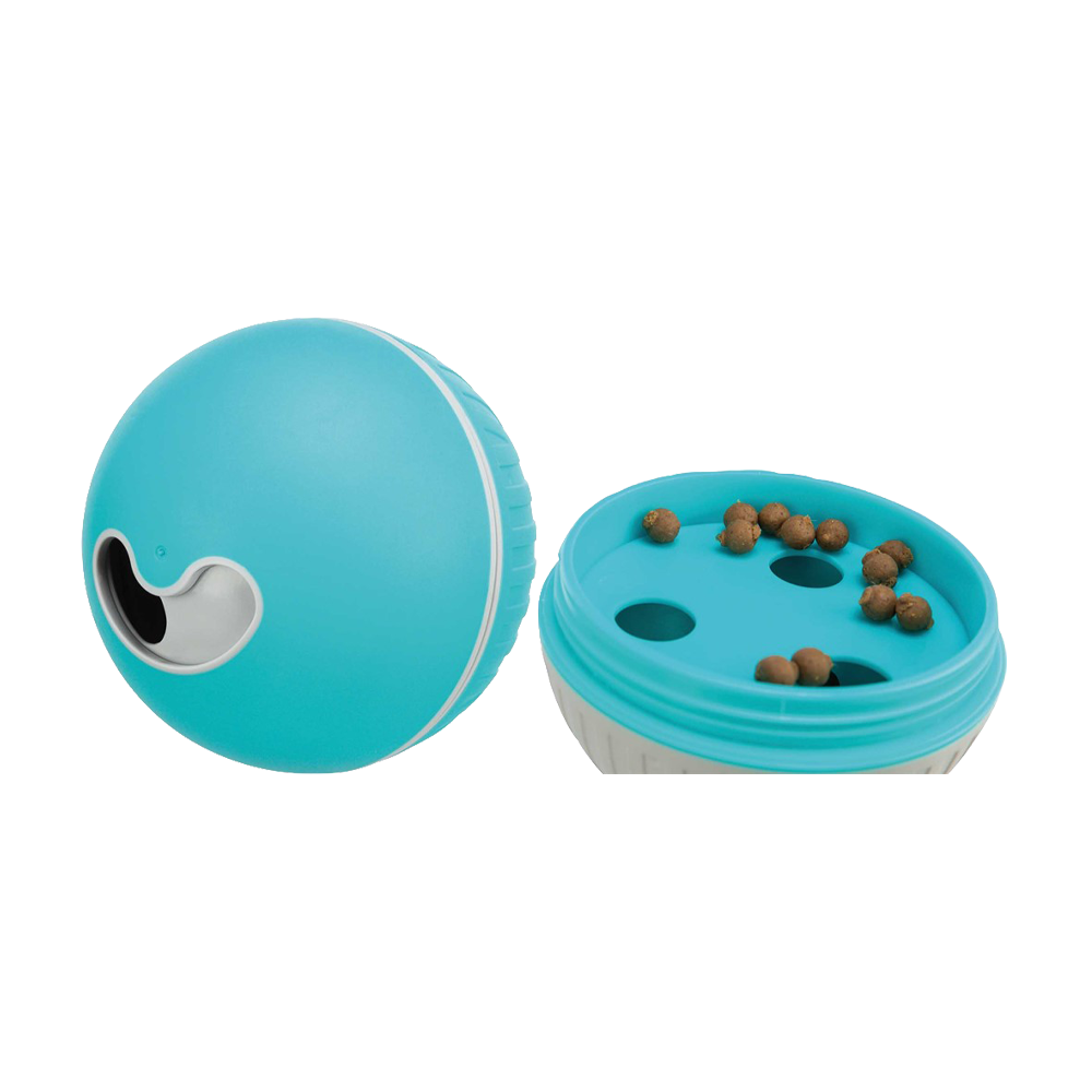 Snackskugel Kunststoff Blau – 14 cm