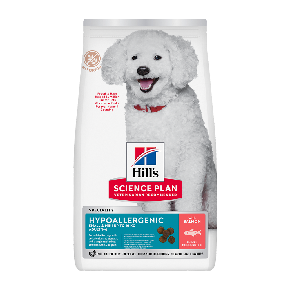 Science Plan Canine Adult Hypoallergenic Small&mini Salmon – 1,5 KG