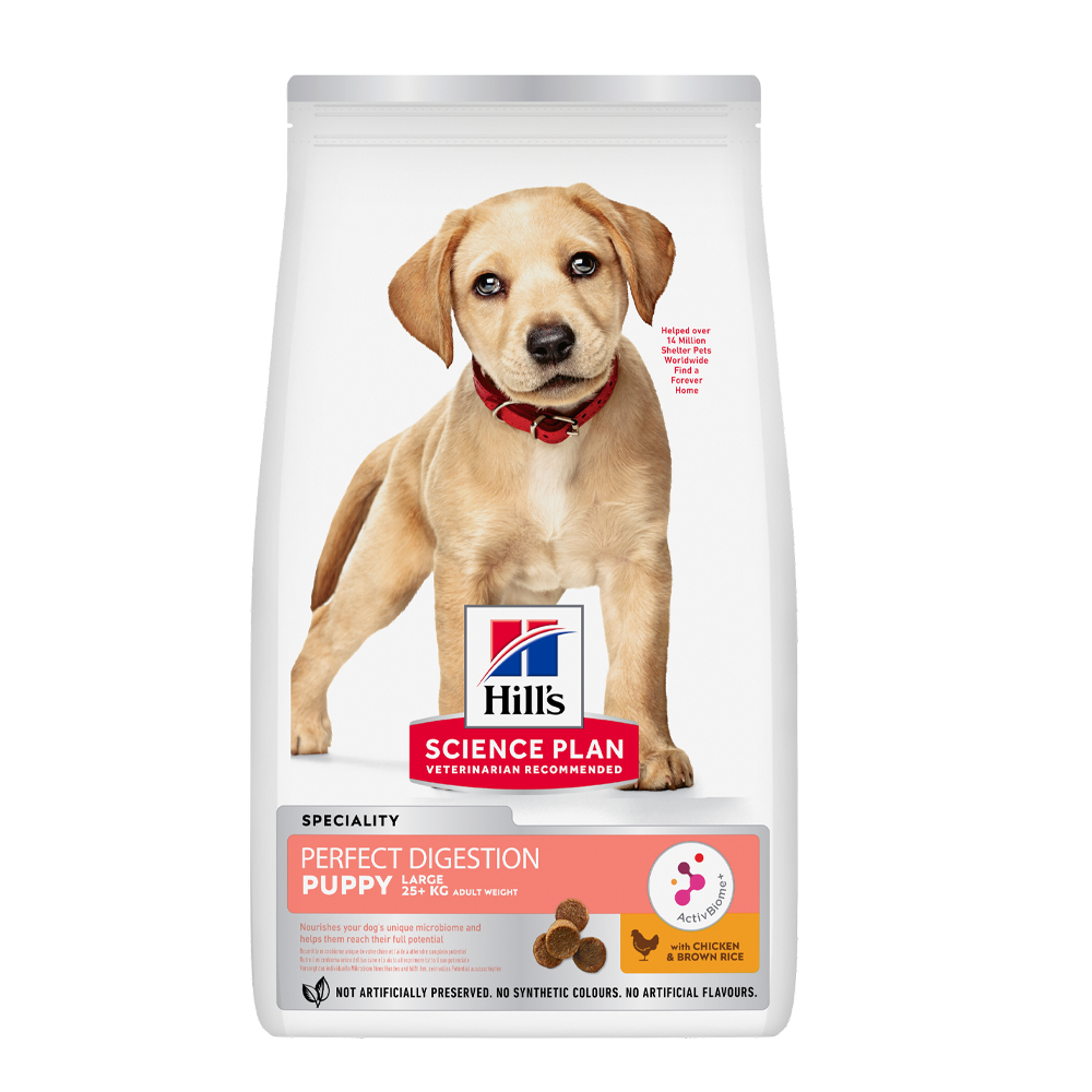 Science Plan Puppy Perfect Digestion Large Breed With Chicken & Brown Rice - 12 KG