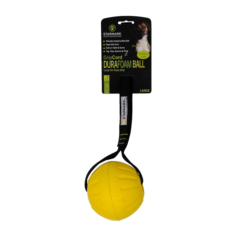 Starmark Gripcord Durafoam Ball Loop med L – 9 x 9 x 34,5 cm