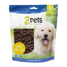 2PETS Dogsnack Strauß/Struts Minicubes