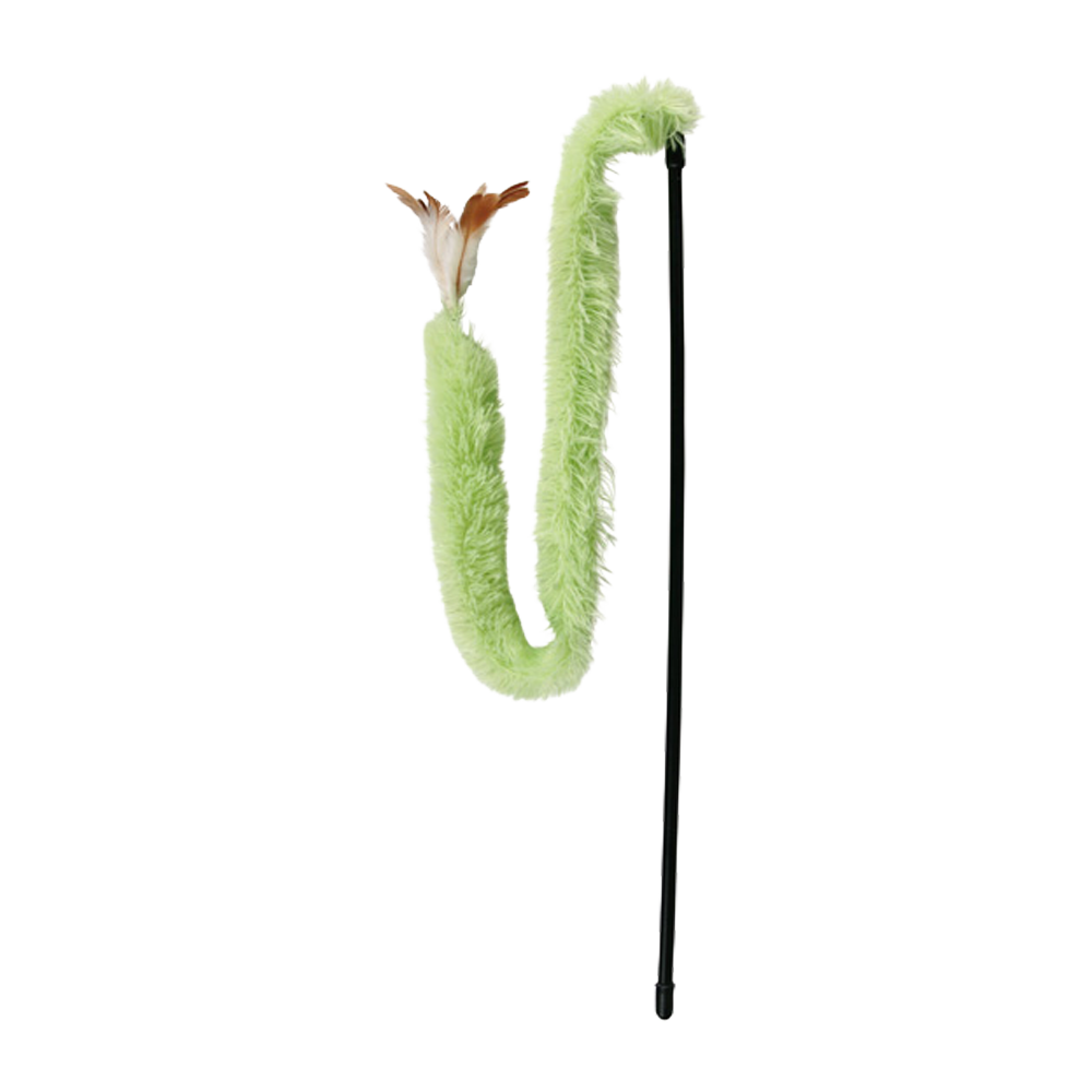 Katzenwedel mit Plüschband – 48 cm