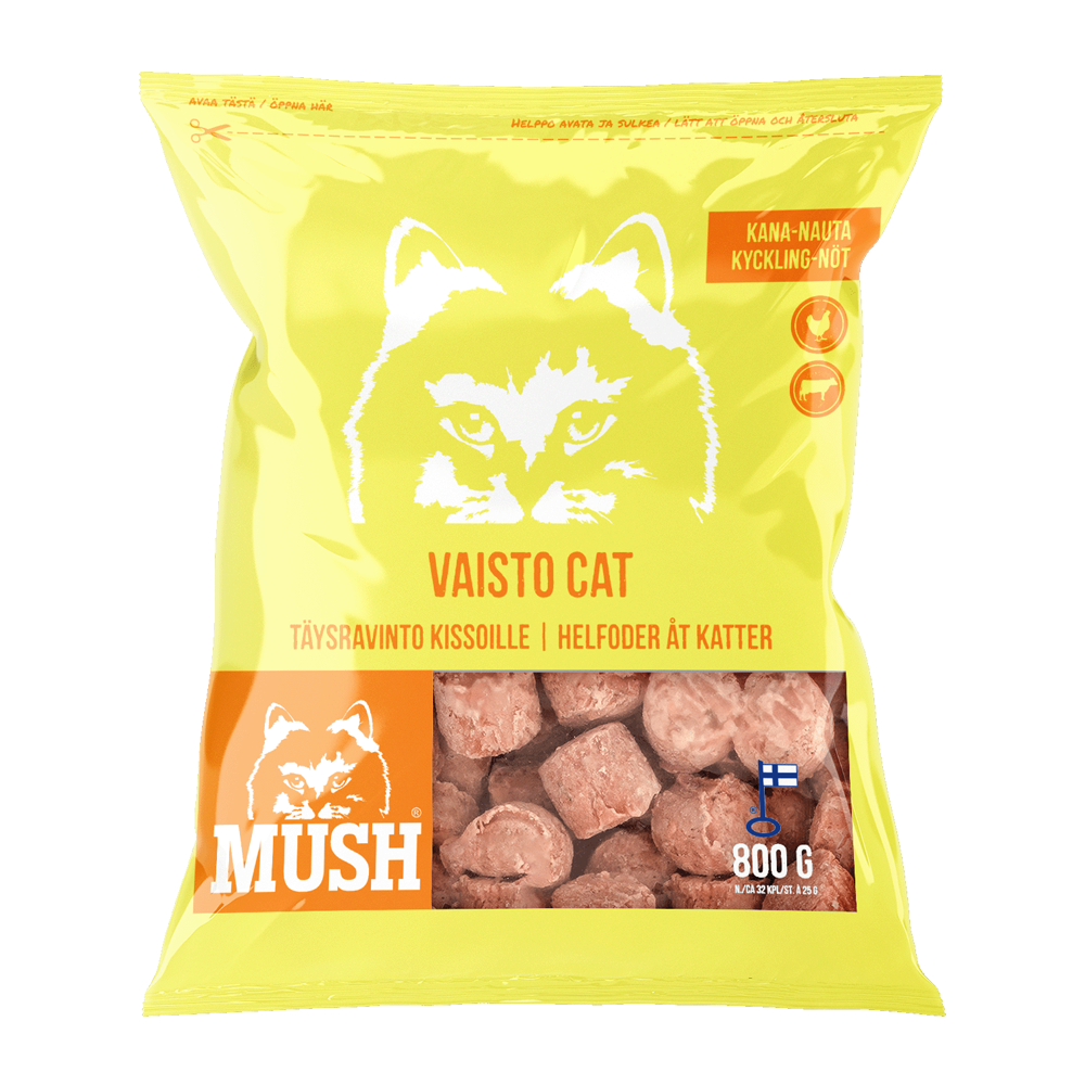 Mush Vaisto® Cat Gelb (Huhn – Rind)