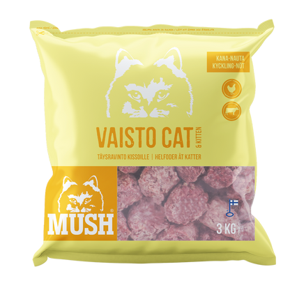 Mush Vaisto® Cat Gelb (Huhn – Rind)