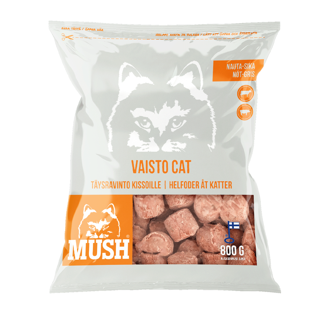 Mush Vaisto® Cat Vit (Nuss - Schwein) - 3 KG