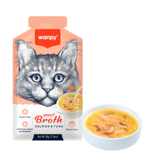 Wanpy Katzenfleischbrühe Thunfisch & Lachs – 50 g